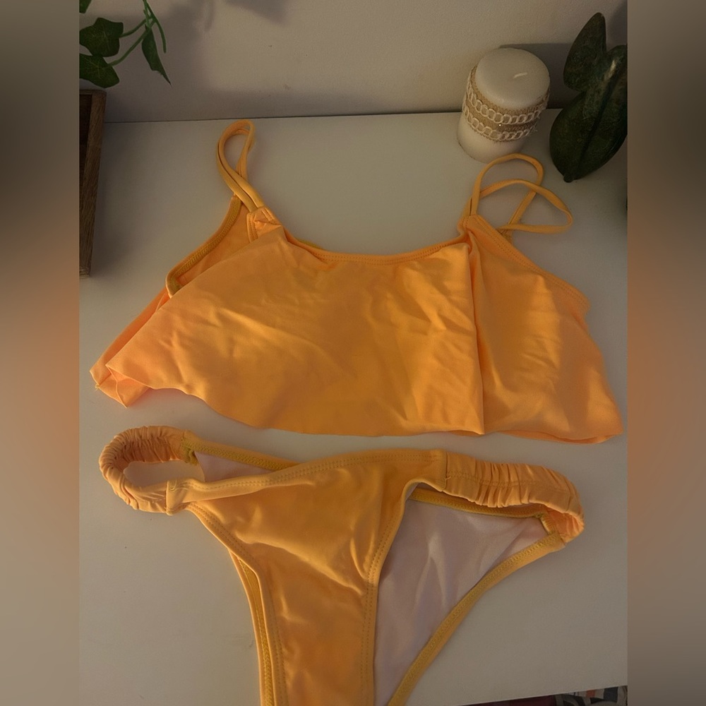 yellow bikini